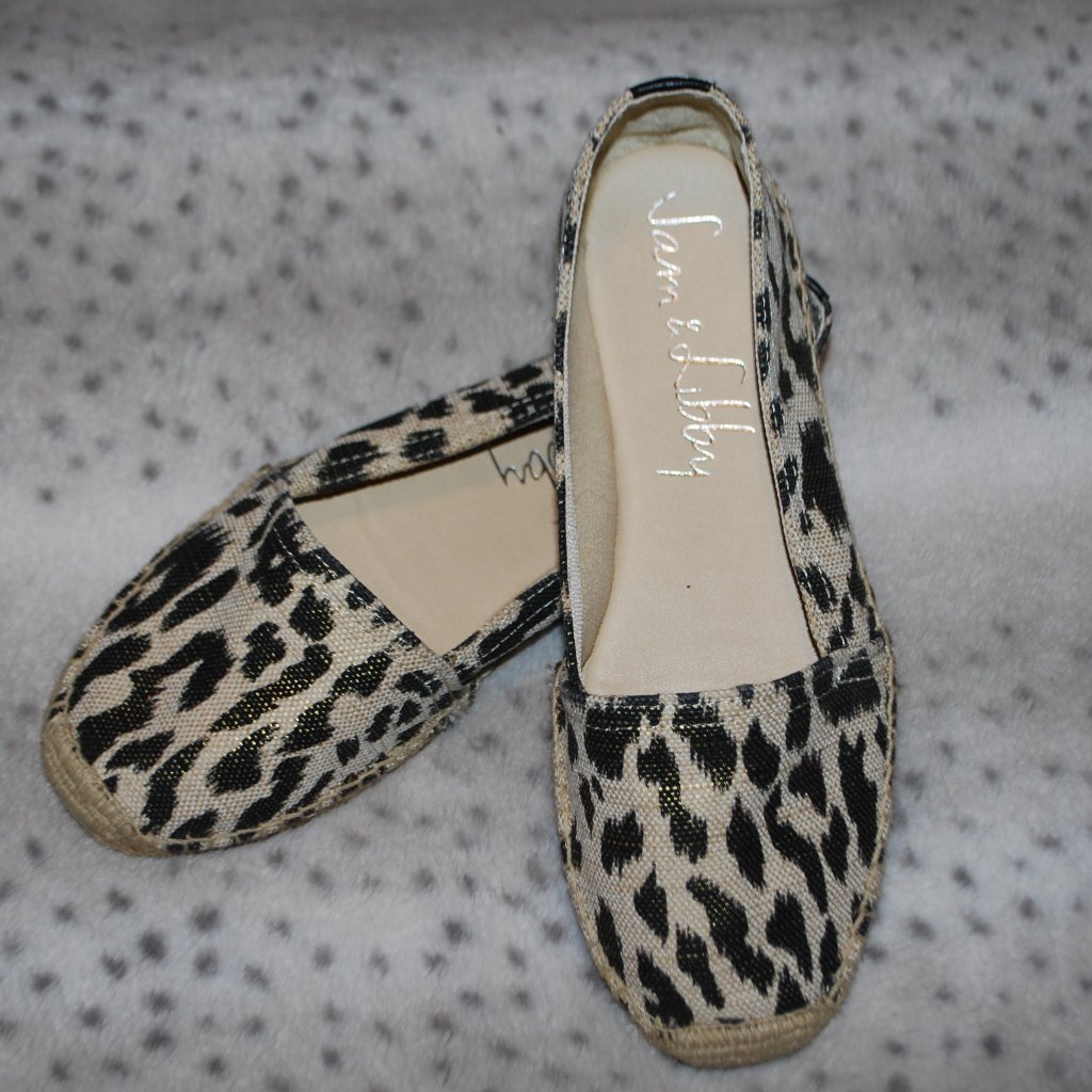 3/$30 - Donating Soon! - Sam & Libby Animal Print Espadrilles